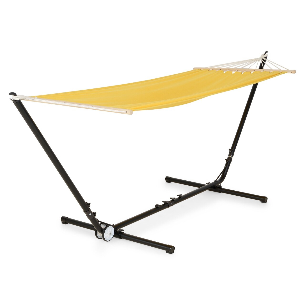 Hamac gradina/terasa, Hammock, 200 x 100 cm, galben - imagine 5